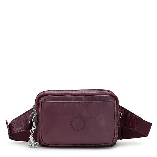 Kipling Abanu Multi Metallic Convertible Crossbody Bag Tassen Bordeaux | België 1177JP